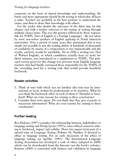 Testing for Language Teachers Second Edition - фото 7