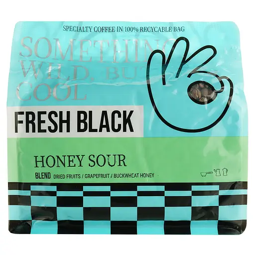 Кава в зернах Fresh Black Honey Sour 1 кг - фото 3