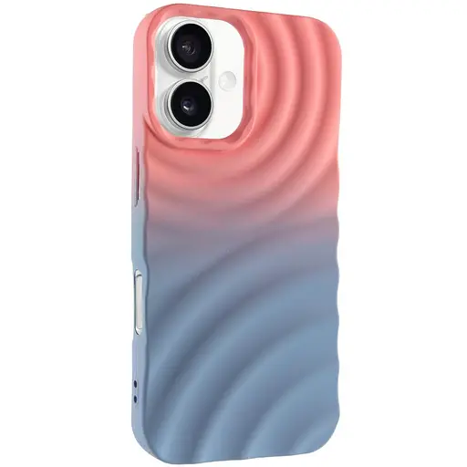 Чохол Epik TPU ColorWave для Apple iPhone 16, 6.1 Peach/Sky - фото 1