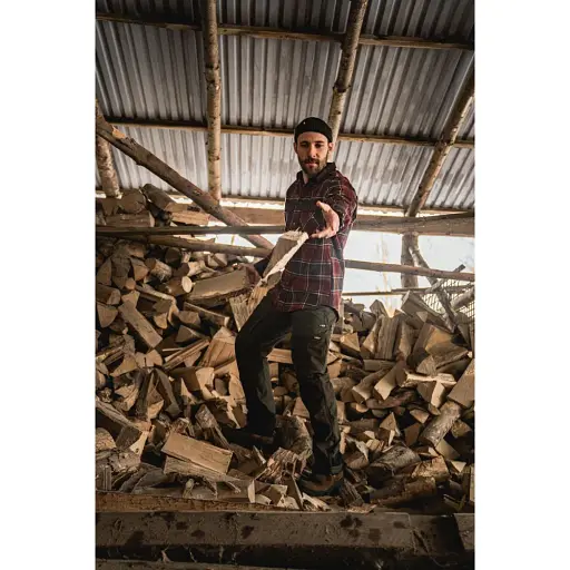 Рубашкa Seeland Glen Flannel Shirt M Red check - фото 8