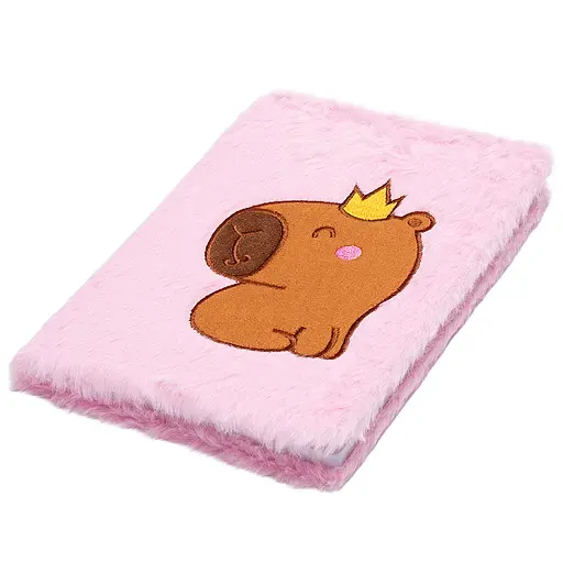 Блокнот плюшевый ZiBi Kids Line Capybara 3 А5 80 листов в клетку, дизайн в ассортименте (ZB.700017) - фото 11