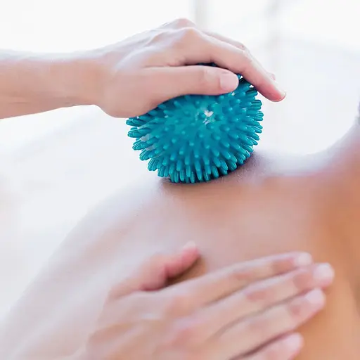 Массажный мяч Gymtek 60 мм голубой - фото 4