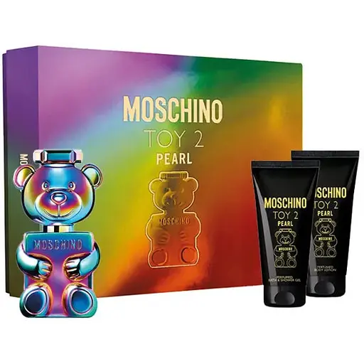 Набор Moschino Toy 2 Pearl 50 мл 50 мл лосьон для тела 50 мл гель для душа - фото 1