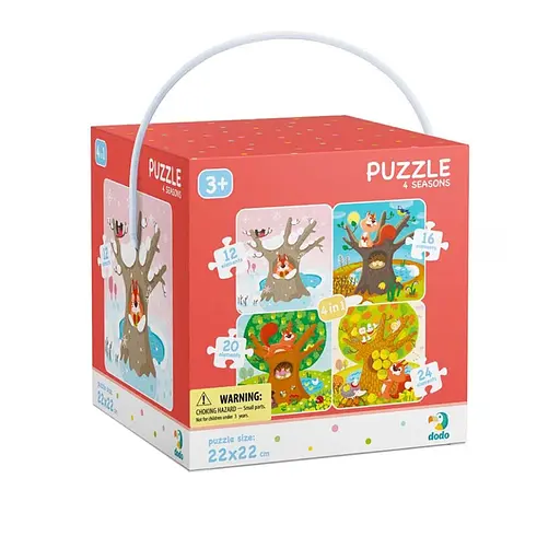 Детский набор пазлов "Времена года" DoDo 300125, 4 в 1