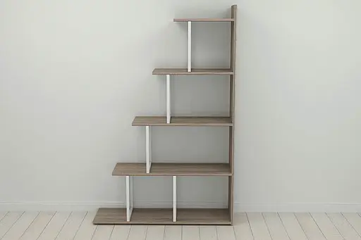 Этажерка Ferrum-decor Стелла 1600x1020x300 Белый металл ДСП Дуб Сонома Трюфель (FRD-103470) - фото 2