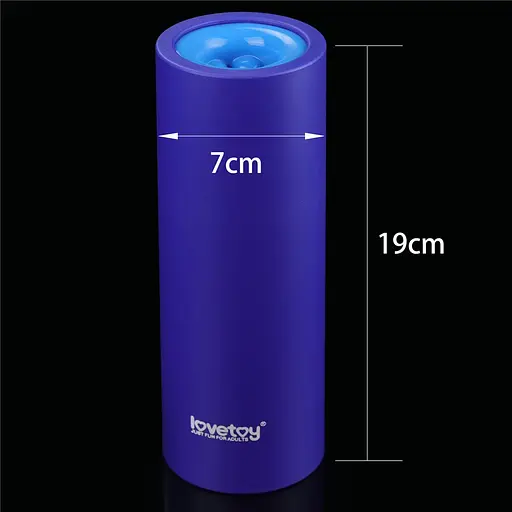 Мастурбатор Lovetoy O-Sensual Discreet Blow Job Stroker синій - фото 8