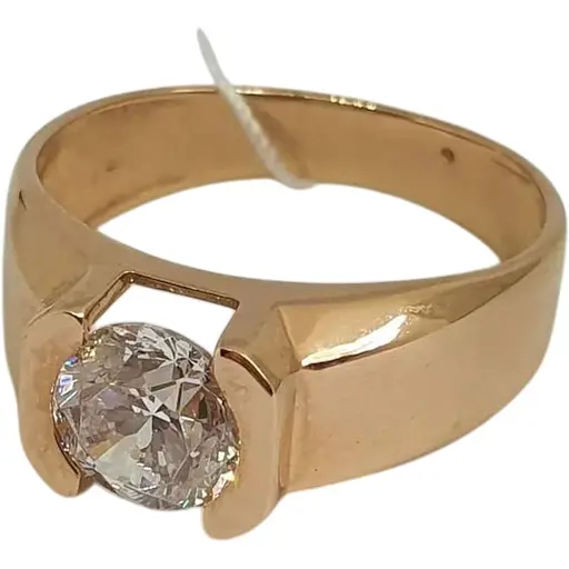 Золотое кольцо Tango с фианитом. 380439 19