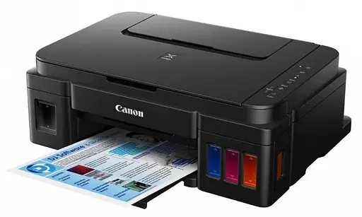 БФП струменевий колірний A4 Canon G3410, Black, WiFi, 1200x4800 dpi, до 8.8/5 стор/хв, РК-екран 1.2", USB, вбудовані СБПЧ, чорнило GI-490 (2315C009) - фото 3