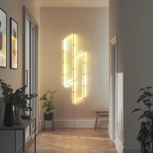 Умная система освещения Nanoleaf Lines Smarter Kit 9шт [80717] - фото 6