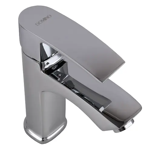 Смеситель для умывальника DOMINO RONDO DND-401 элегантный для ванной с керамическим узлом смешивания - фото 2