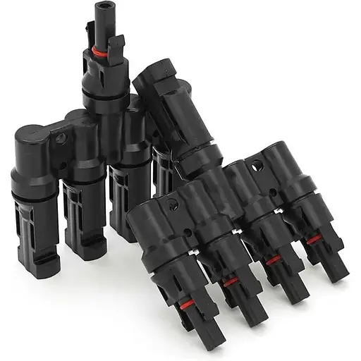 Кабельный разветвитель Voltronic MC4-4T для монтажа солнечных систем, 30A, 1000V