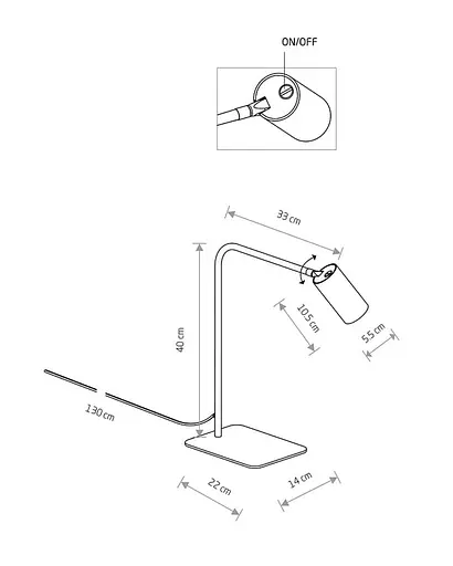 Настільна лампа Nowodvorski 7703 Mono - фото 2