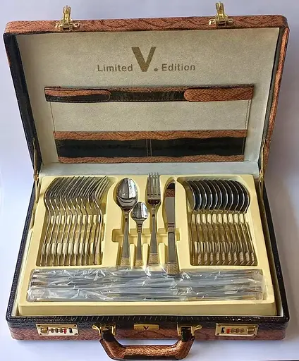 Набор столовых приборов Zepter Limited Edition LV-1004 в кейсе 72 предмета - фото 4