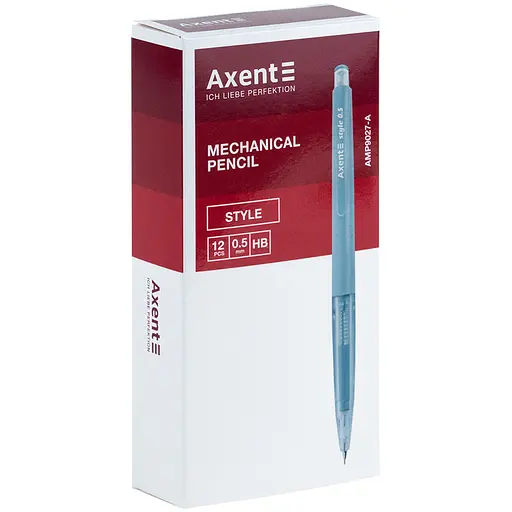 Набір олівців Axent Style механічні 0.5 мм 12 шт. (AMP9027-A) - фото 3