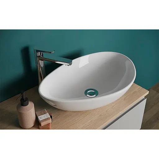 Умивальник на стільницю асиметричний Cersanit Moduo 55 K116-052 - фото 5