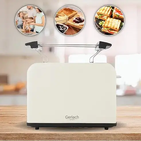 Тостер Gerlach 1100Вт GL 3221 Cream - фото 7