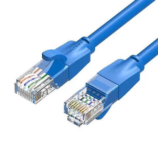 Патч-корд Vention Cat.6 UTP Patch Cable 0.5 м Blue (IBELD) - фото 1