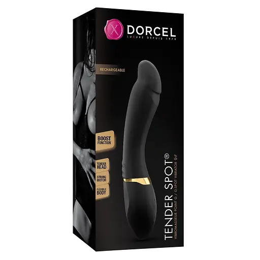 Вібратор Dorcel Tender Spot 20.5 см чорний - фото 7