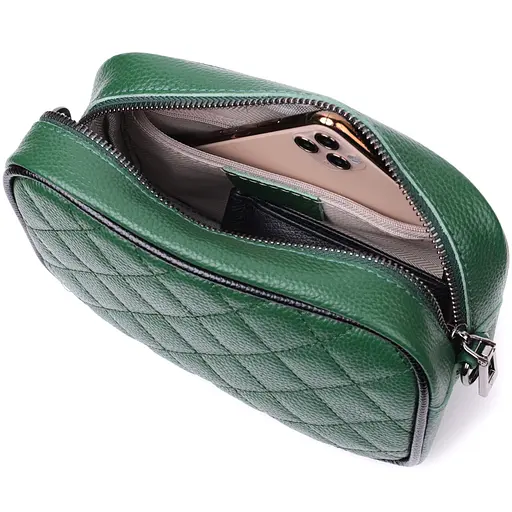 Сумка через плечо Vintage на одно отделение из натуральной кожи 21х14х8 см sum0029034 - фото 7