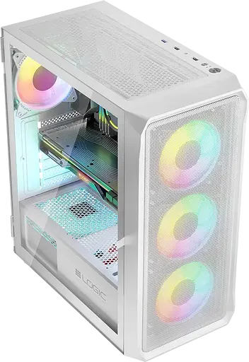 Корпус LogicConcept Portos ARGB Midi ARGB White (AT-PORTOS-20-0000000-0002) - фото 3