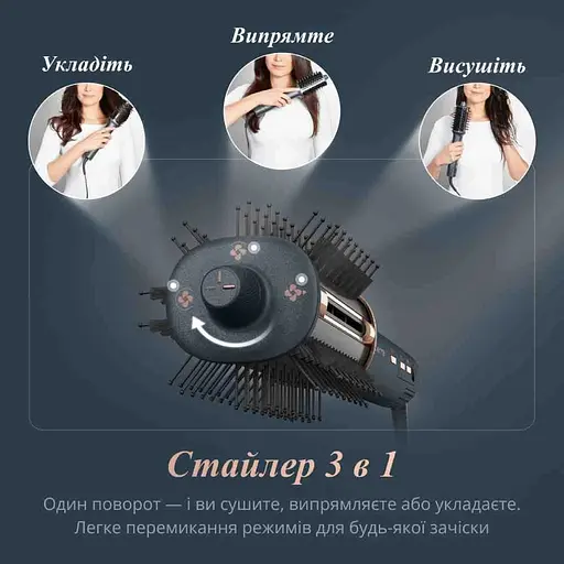 Фен-щетка Rowenta Air Brush 3D UB9720E0 - фото 10