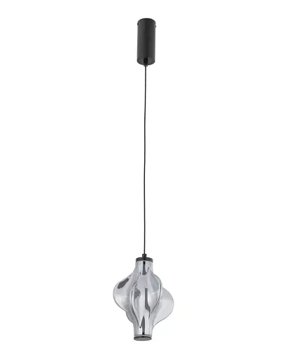 Подвесной светильник, люстра TK Lighting 18213 Elva LED 1x8W 3000K 1032Lm IP20 дымчатый - фото 1