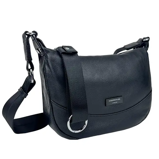 Містке шкіряне повсякденне кросбоді UnaBorsetta NB2-2841A