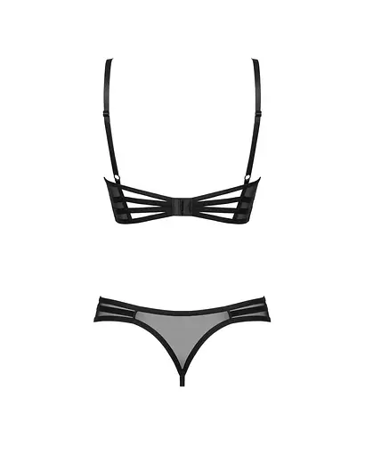Комплект Obsessive Roxelia 2-pcs crotchless Set XS/S - фото 4