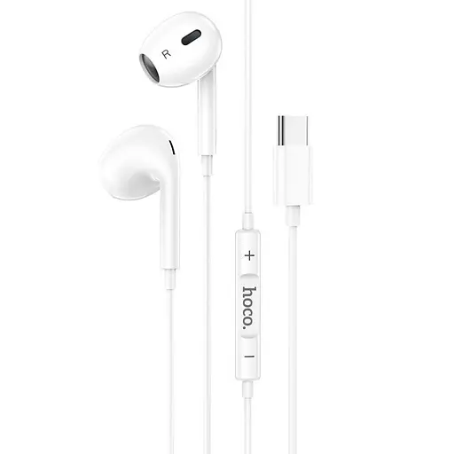 Наушники с микрофоном Hoco M101 Max Type-C White - фото 2
