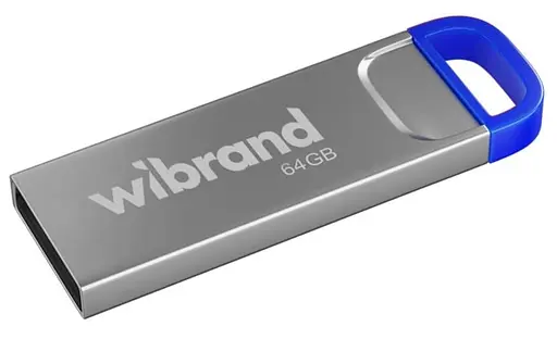 Flash Wibrand USB 2.0 Falcon 64Gb Blue - фото 1