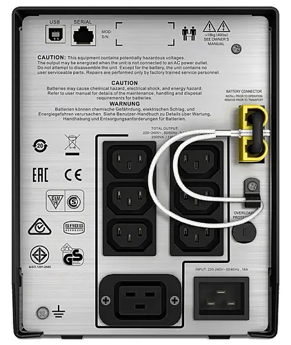 APC Джерело безперебійного живлення Smart-UPS C 2000VA LCD - фото 4