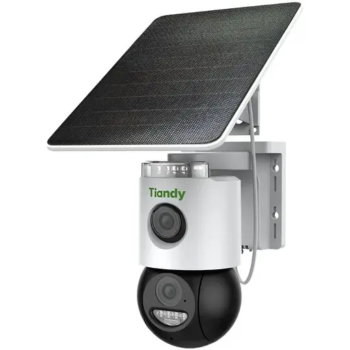 IP камера Tiandy TC-H363U Spec:W/4G/U/SE/4mm/V4.0, 6MP, Fixed Color Maker 4G PT, 4mm, f/1.0, LED20m, DC5V, Batt.10400mAh, Solar panel, IP65, Speaker - фото 3