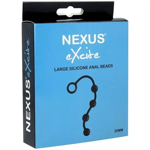 Анальні кульки Nexus Excite Large Anal Beads силікон 3 см - фото 4