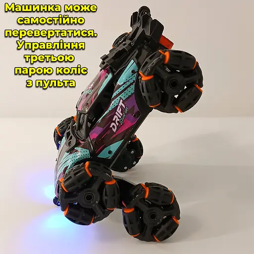 Радиоуправляемая машинка 6x6 Wheel. Вращающая ось. Пускает пар. С фарами - фото 3