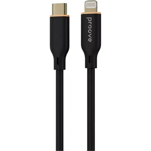 Кабель Proove Jelly Silicone USB-C to Lightning 27W 1m Black (CCJS27002101) [130738] - фото 2