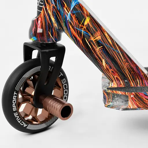Самокат трюковий Best Scooter BS-77350 HIC-система, дека з принтом - фото 5