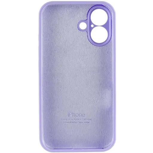 Чохол Epik Silicone Case Full Camera Protective AA для Apple iPhone 16, 6.1 Бузковий/Dasheen - фото 5