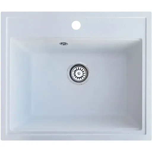 Кухонна мийка Romzha Patrat Biela (102)