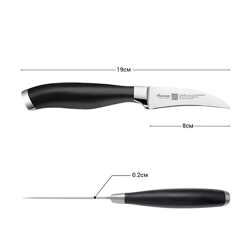 Ніж для чищення овочів Fissman Elegance 8 см (2477) - фото 2