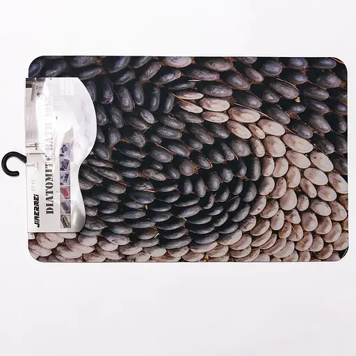 Антиковзний 3D-килимок для ванної кімнати з м'якого діатоміту 38×58 (см) вологопоглинальний килимок для дому ванни туалету Yiwu HP-42-42