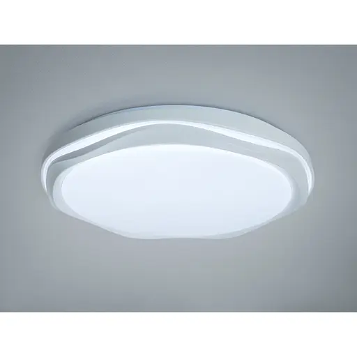 LED стельова люстра Romin біла 58 Вт смарт без пульта - фото 1