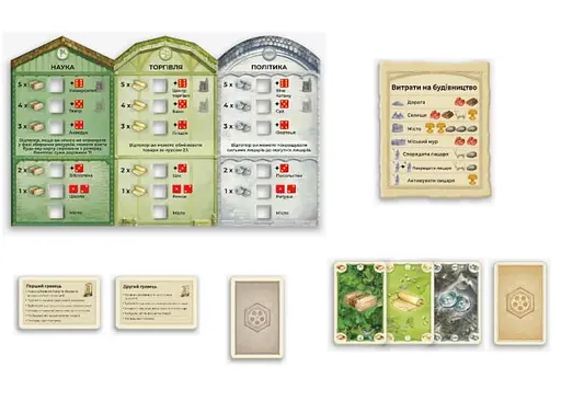 Настільна гра Rozum Катан: Міста й лицарі. Доповнення для 5-6 гравців (Catan: Cities & Knights - 5-6 Player Extension) (укр.) (R105UA) - фото 4