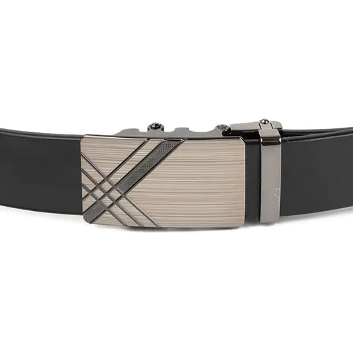 Ремінь шкіряний Vintage чоловічий 122х3,4 см acs0014920 - фото 4