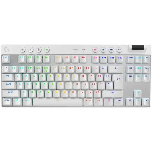 Клавиатура игровая Logitech G Pro X TKL Lightspeed Tactile White (920-012148) - фото 2