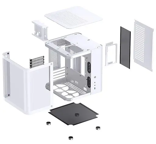 Корпус Jonsbo TK-1 White (TK-1 White) без блока питания - фото 8