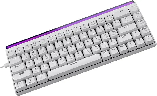 Клавіатура Ajazz NK68 Red switches White (NK68-R-W) - фото 2