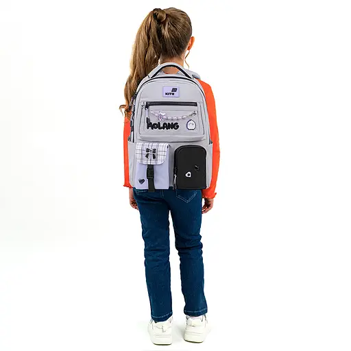 Рюкзак Kite Education teens 2587M ML Світло-сірий (ML26-2587M) - фото 22