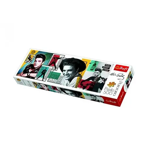 Пазл Trefl Колаж Елвіс Преслі 500 ел. панорама (29510) - фото 1