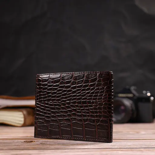 Мужской кожаный кошелек Canpellini 11.5х9.5х2 см acs0025679 - фото 6