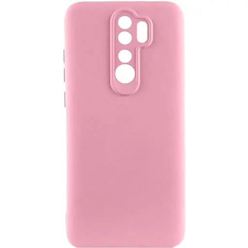 Чехол TPU Getman Liquid Silk Full Camera для Xiaomi Redmi 9 Розовый / Pink